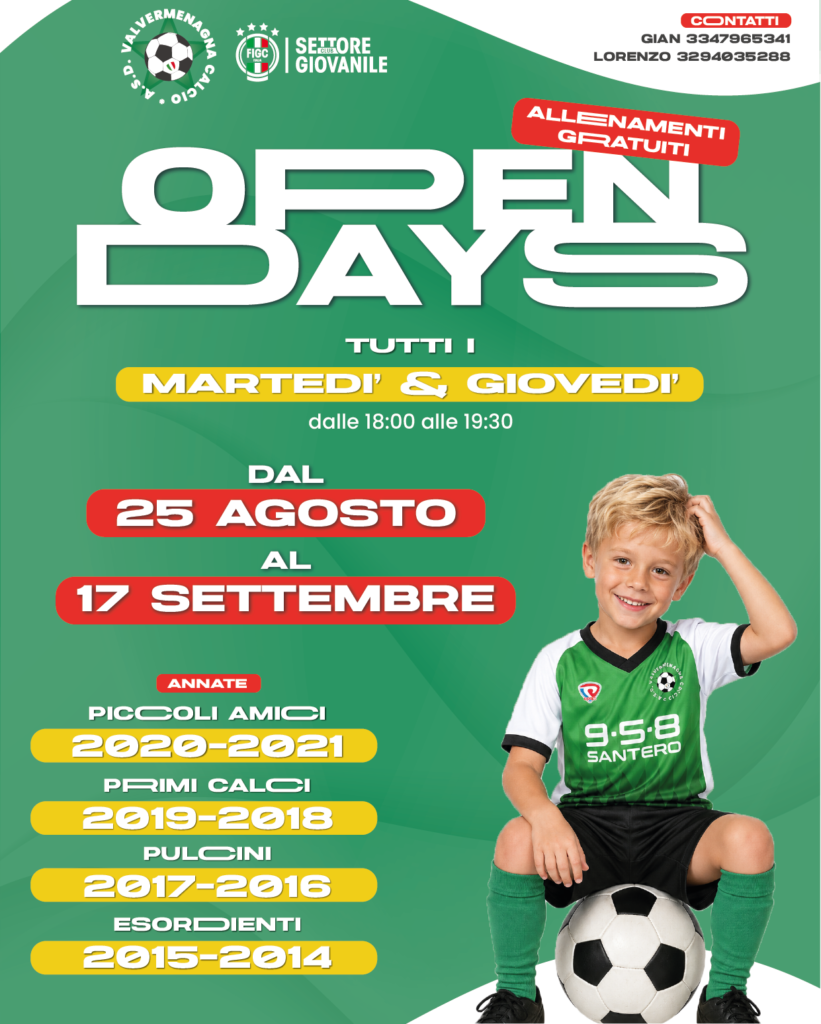 Open days 2026